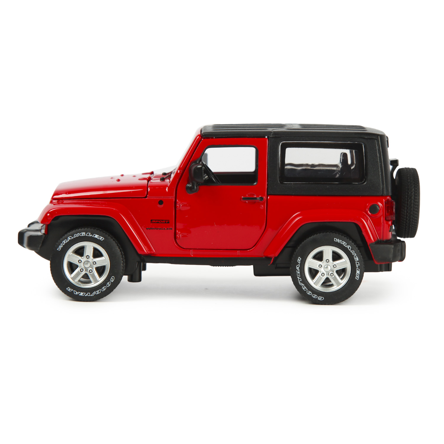 Автомобиль Mobicaro Jeep Jeep Wrangler 1:32 красный 68331 - фото 2