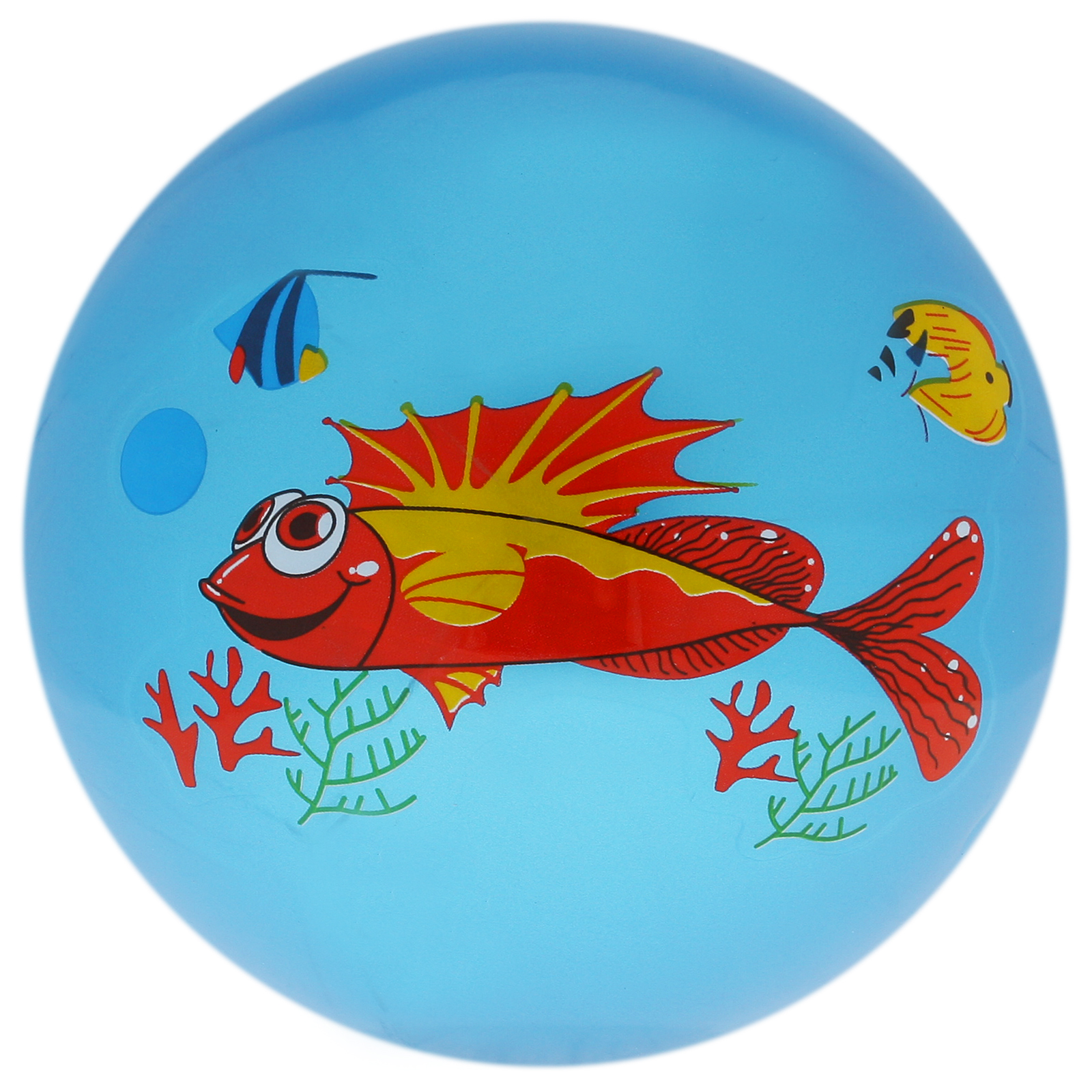 Мяч детский Zabiaka Дельфинчики 25 см цвет синий - фото 1