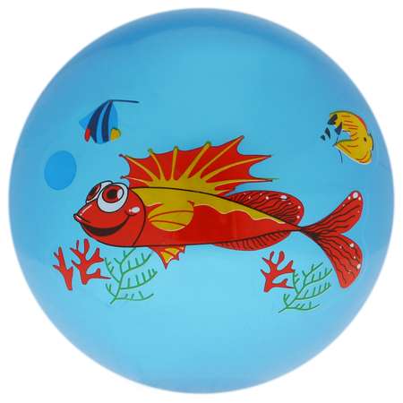 Мяч детский Zabiaka Дельфинчики 25 см цвет синий