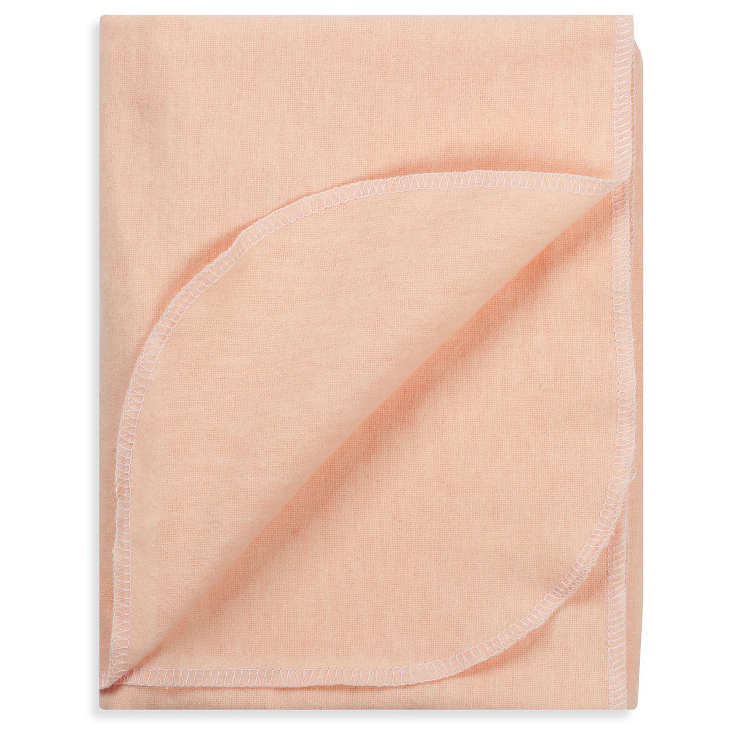 Пеленка фланелевая Чудо-чадо для новорожденных «Трезвучие» розовый/персик/белый 75х120см 3 шт - фото 3