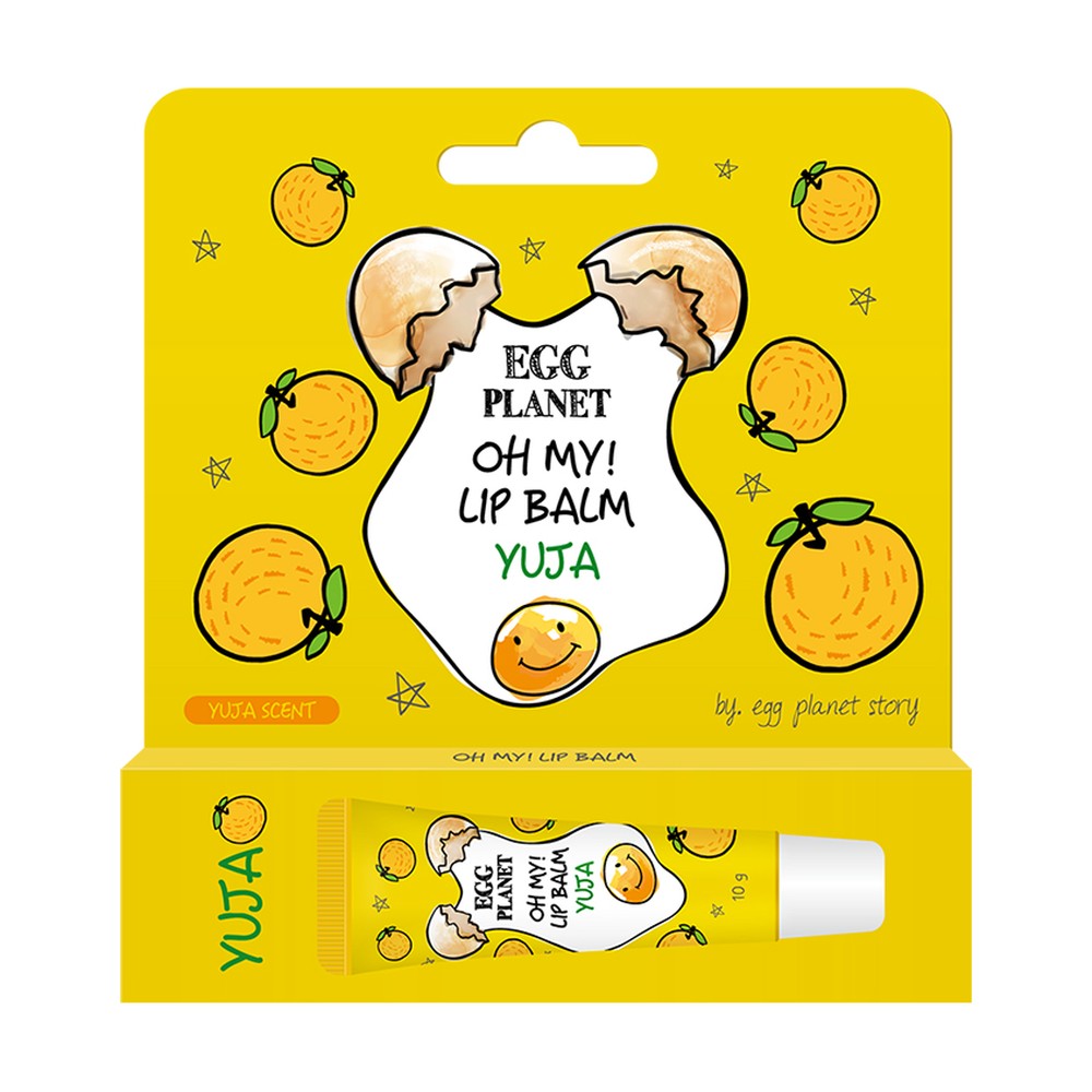 Бальзам для губ Egg Planet Oh my! lip balm юдзу увлажняющий 10 г - фото 4