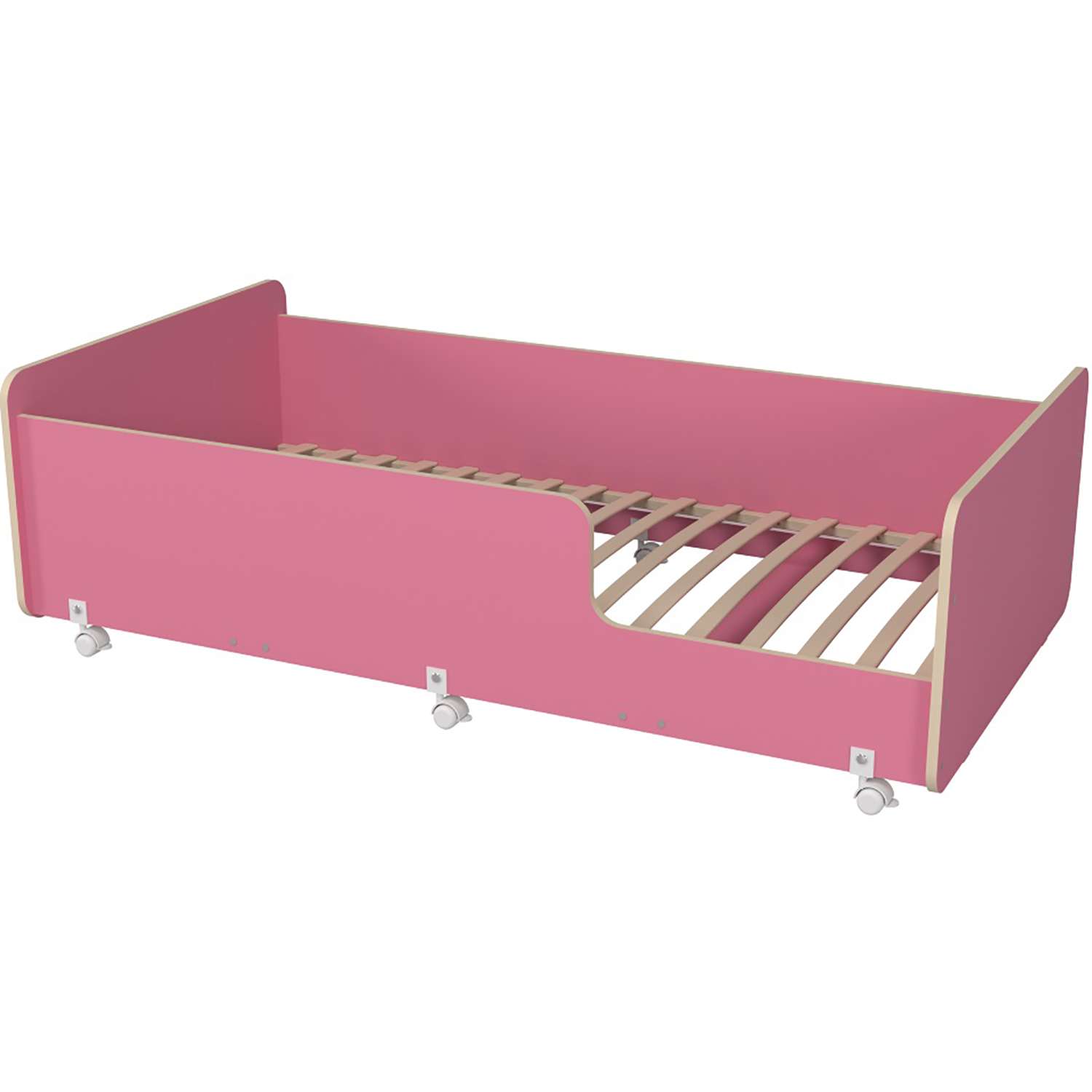 Кровать детская Капризун 4 Р439 Розовая - фото 1