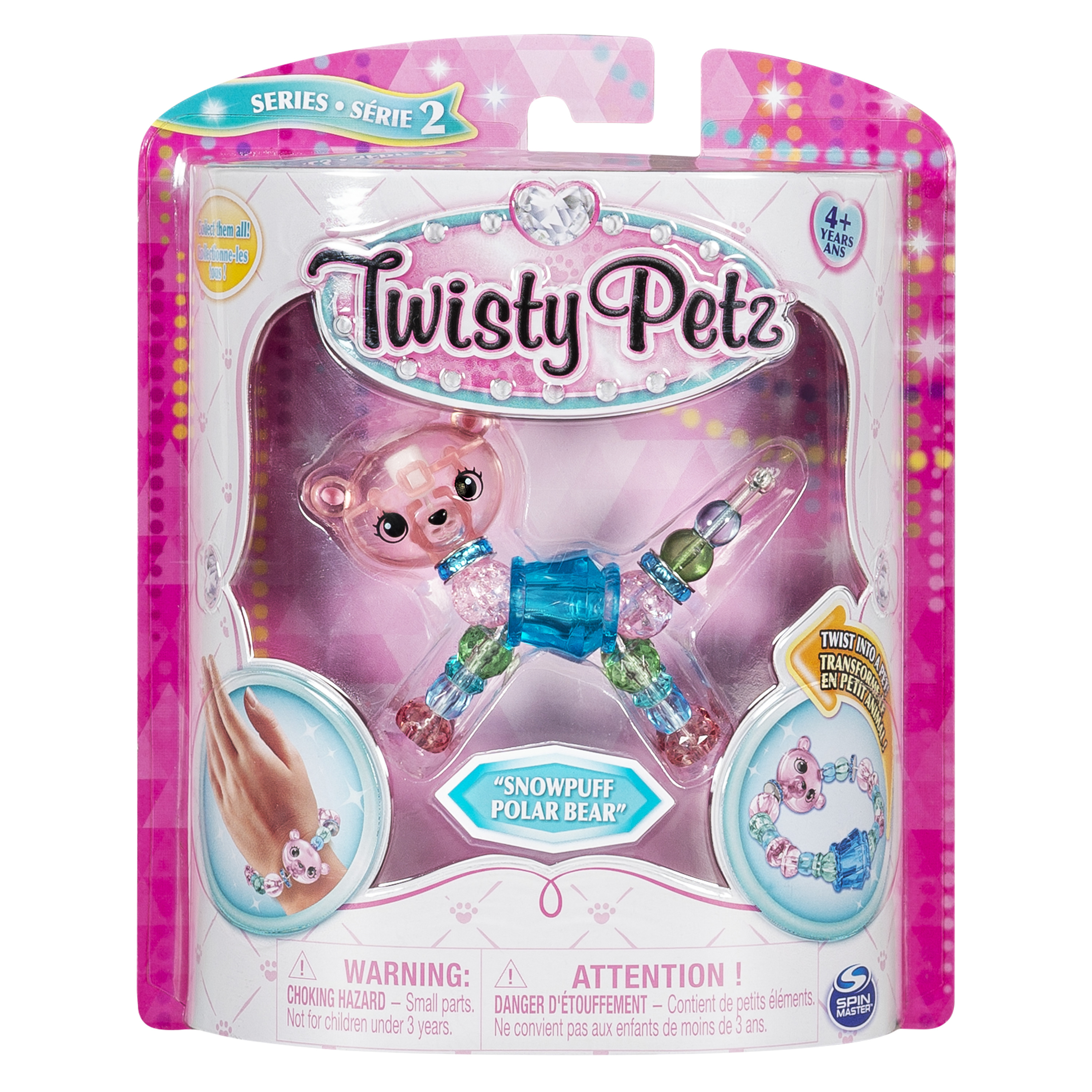 Набор Twisty Petz Фигурка-трансформер для создания браслетов Snowpuff Polar Bear 6044770/20107621 - фото 1