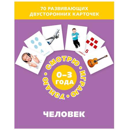 Книга ИД Мещерякова Человек Набор карточек для детей от 0 до 3 лет