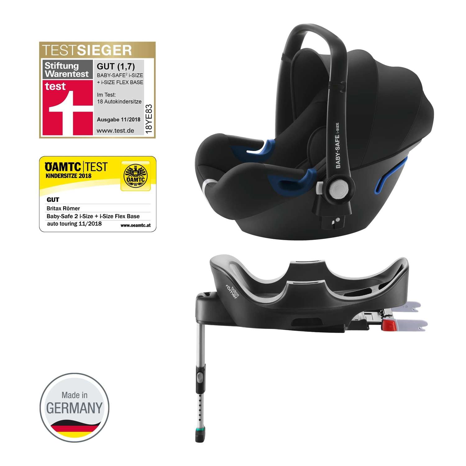 Автокресло Britax Roemer Baby-Safe2 i-Size Bundle Cosmos Black - фото 14