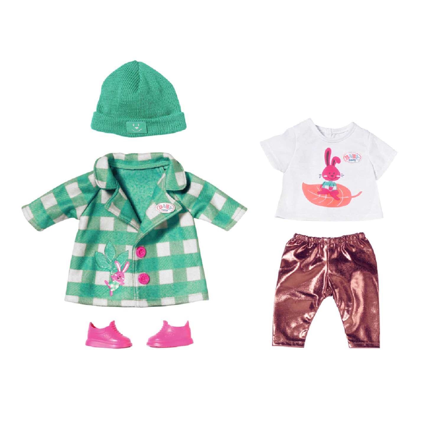 Набор одежды для куклы Zapf Creation Baby Born стильный делюкс 830-079 - фото 1
