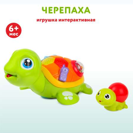 Игрушка Hola Черепаха интерактивная OTC0866996