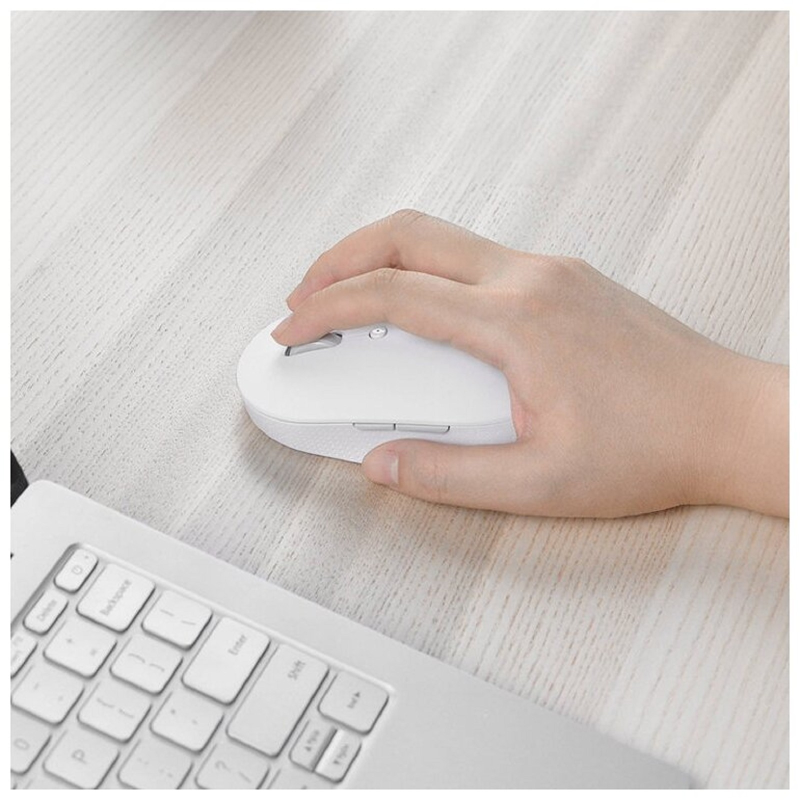 Мышь XIAOMI Mi Dual Mode Wireless Mouse Silent Edition беспроводная 1300 dpi usb белая - фото 9