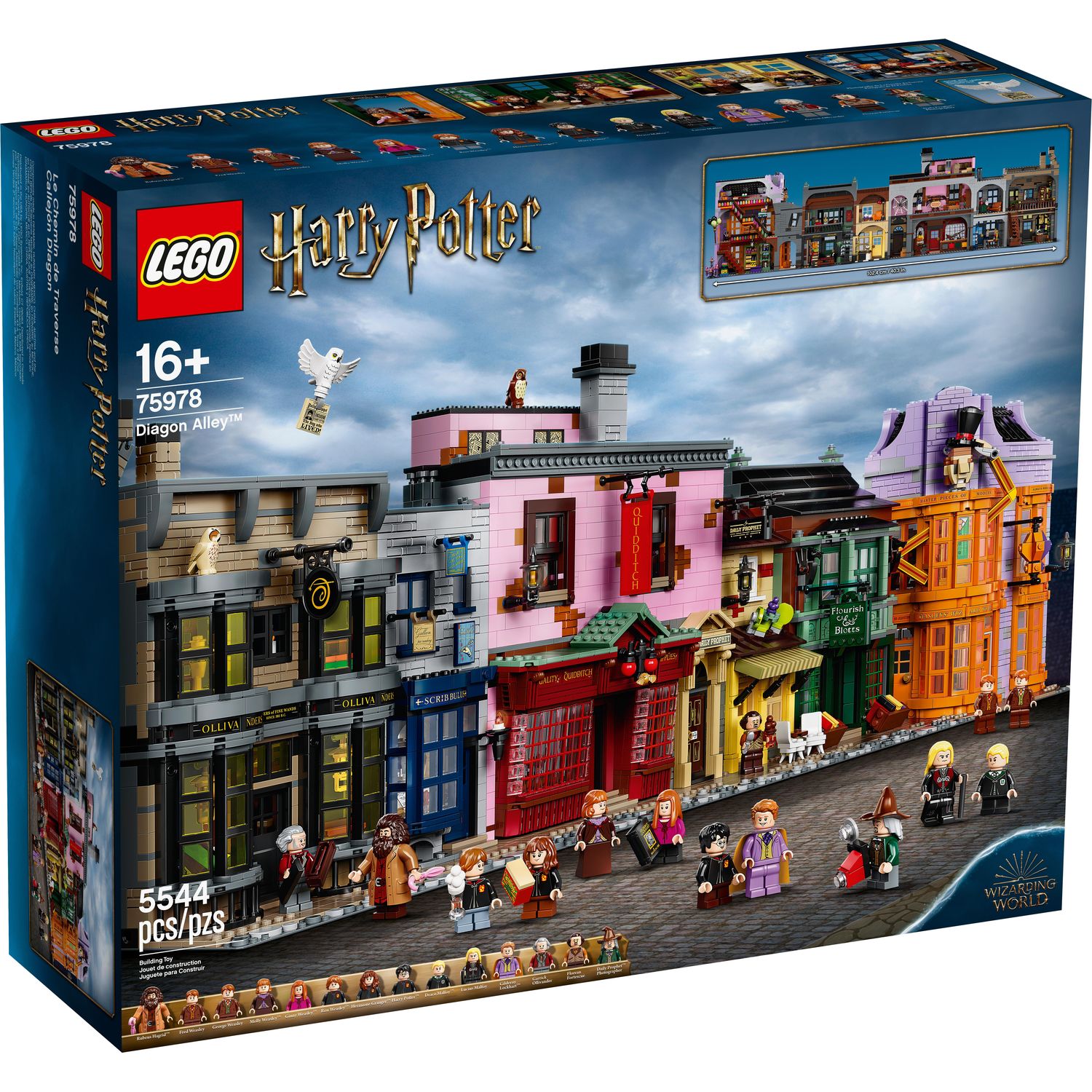 Конструктор LEGO Harry Potter Косой переулок 75978 купить по цене 99999 ₽ в  интернет-магазине Детский мир