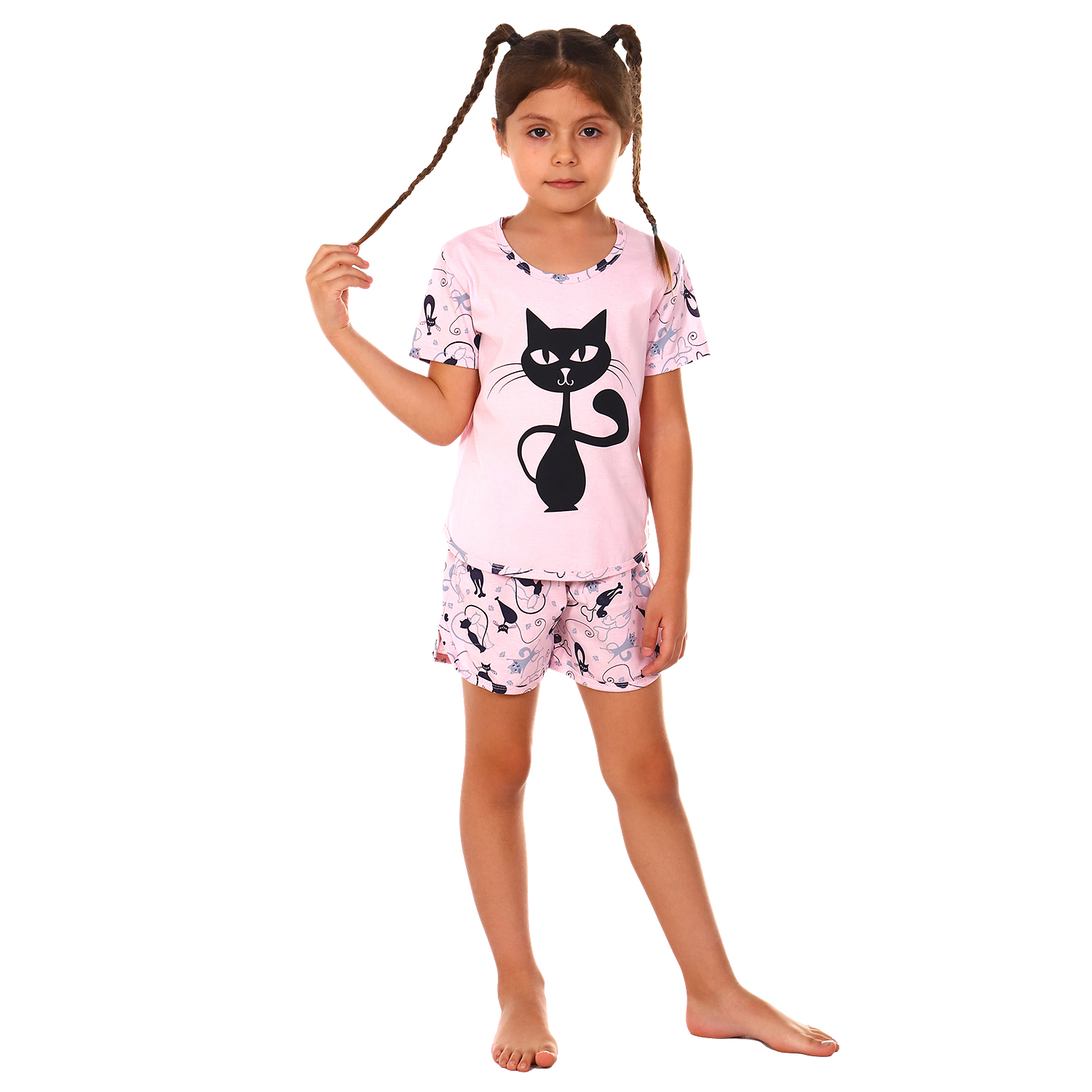 Пижама Детская Одежда 004К8/розовый4 - фото 1