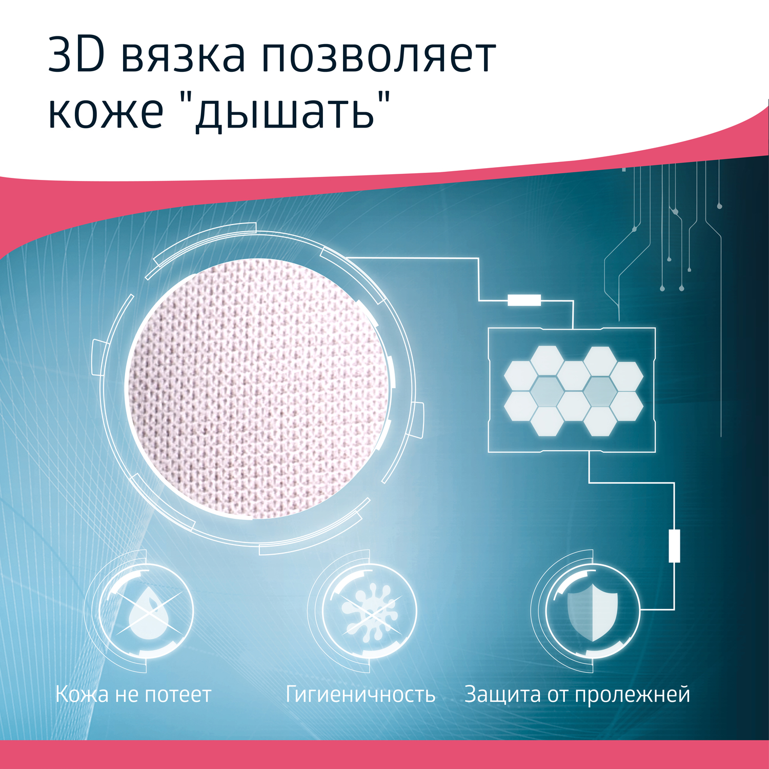 Чулки B.Well JW-216 размер 3 White антиэмболические госпитальные 1 класс компрессии гипоаллергенные - фото 9