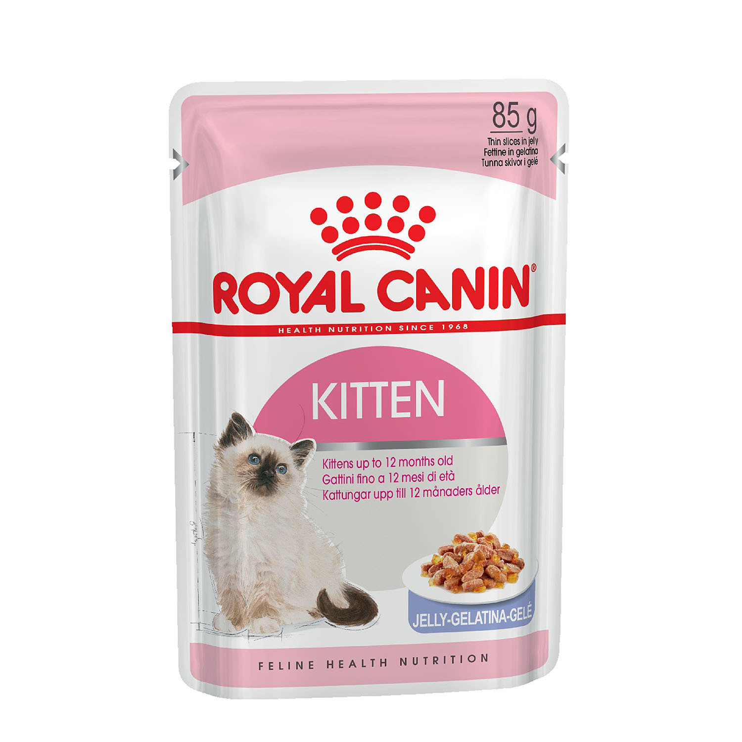 Корм влажный для котят ROYAL CANIN Kitten Instictive 85г желе пауч 66244 - фото 1