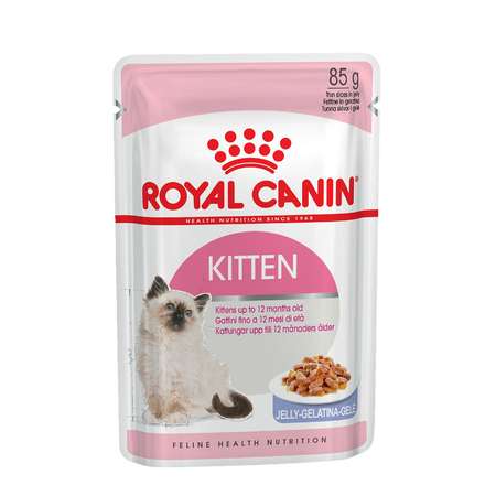 Корм влажный для котят ROYAL CANIN Kitten Instictive 85г желе пауч 66244