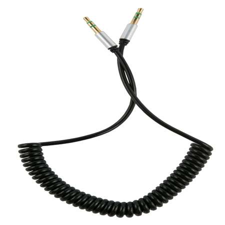 Aux-кабель RedLine Spiral черный