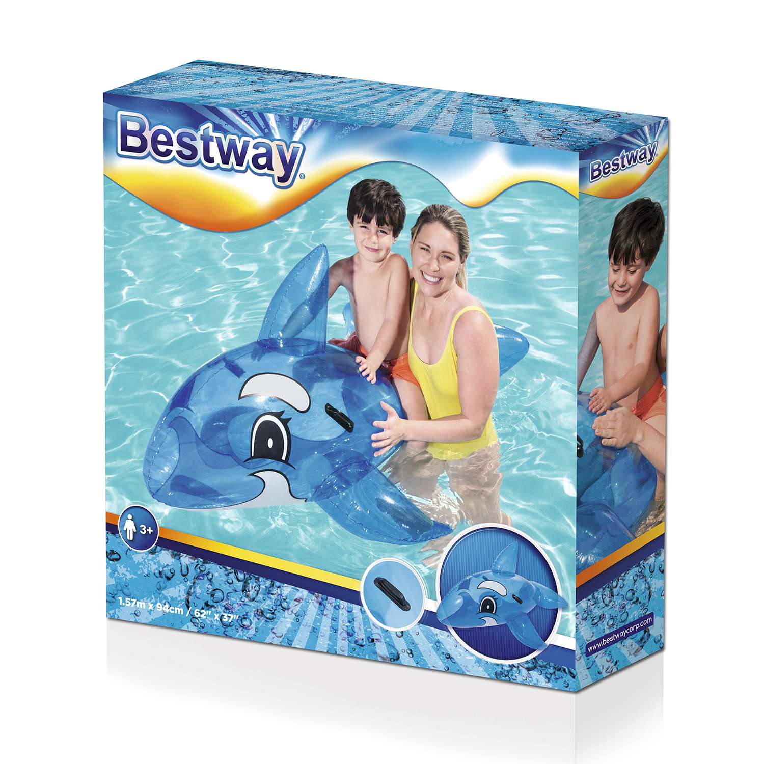 Игрушка надувная Bestway для катания верхом Кит в ассортименте 41037 - фото 2