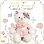 Мягкая игрушка Milo Toys «Little Friend» кошечка в розовом платье