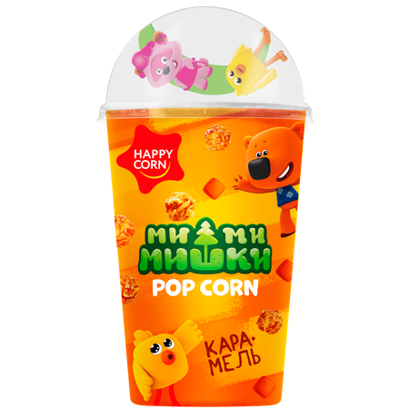 Попкорн Детский с игрушкой Happy Corn Ми-ми-мишки Карамель 50 г