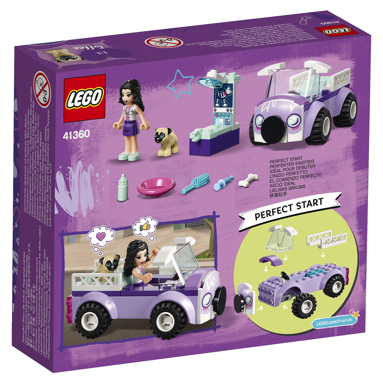 Конструктор LEGO Friends Передвижная ветклиника Эммы 41360 - фото 3