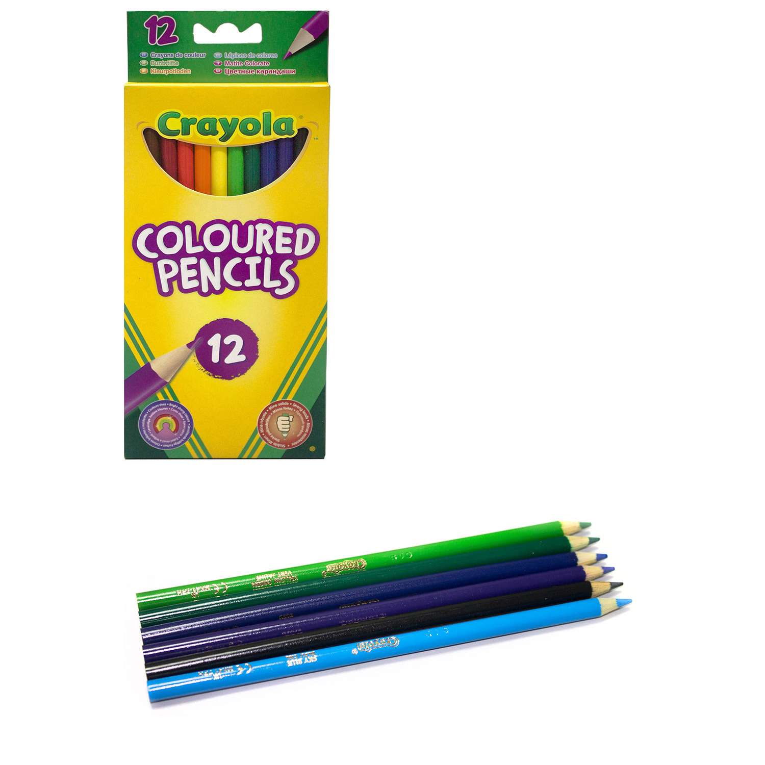 Карандаши цветные Crayola 12 шт - фото 6