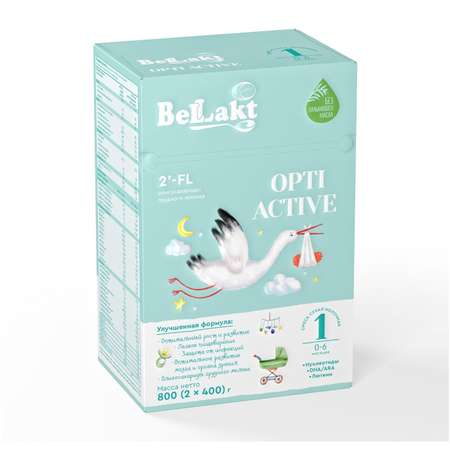 Смесь Беллакт Opti Active 1 800г с 0месяцев