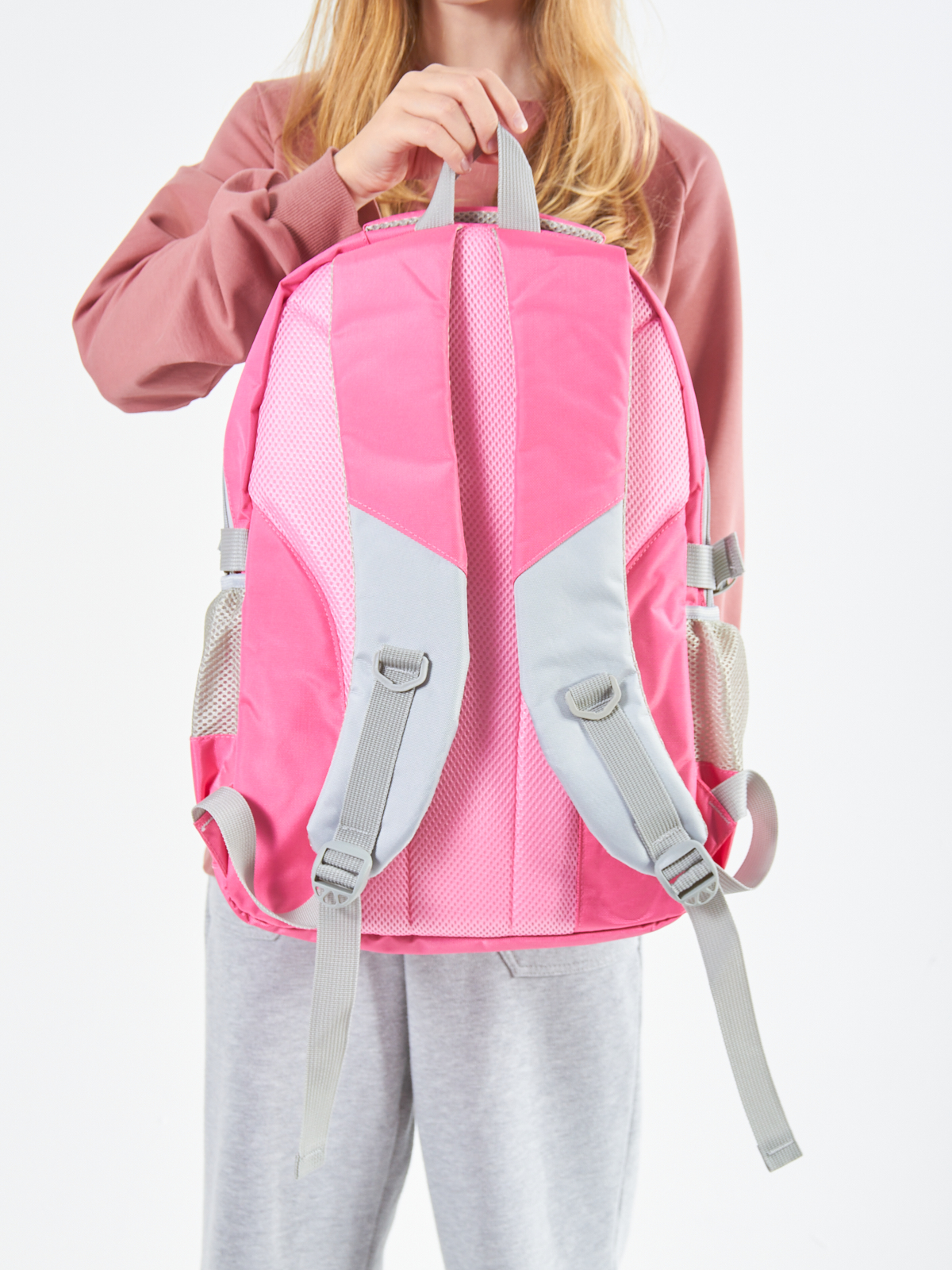 Рюкзак школьный Evoline большой розовый EVO-159-rose - фото 2
