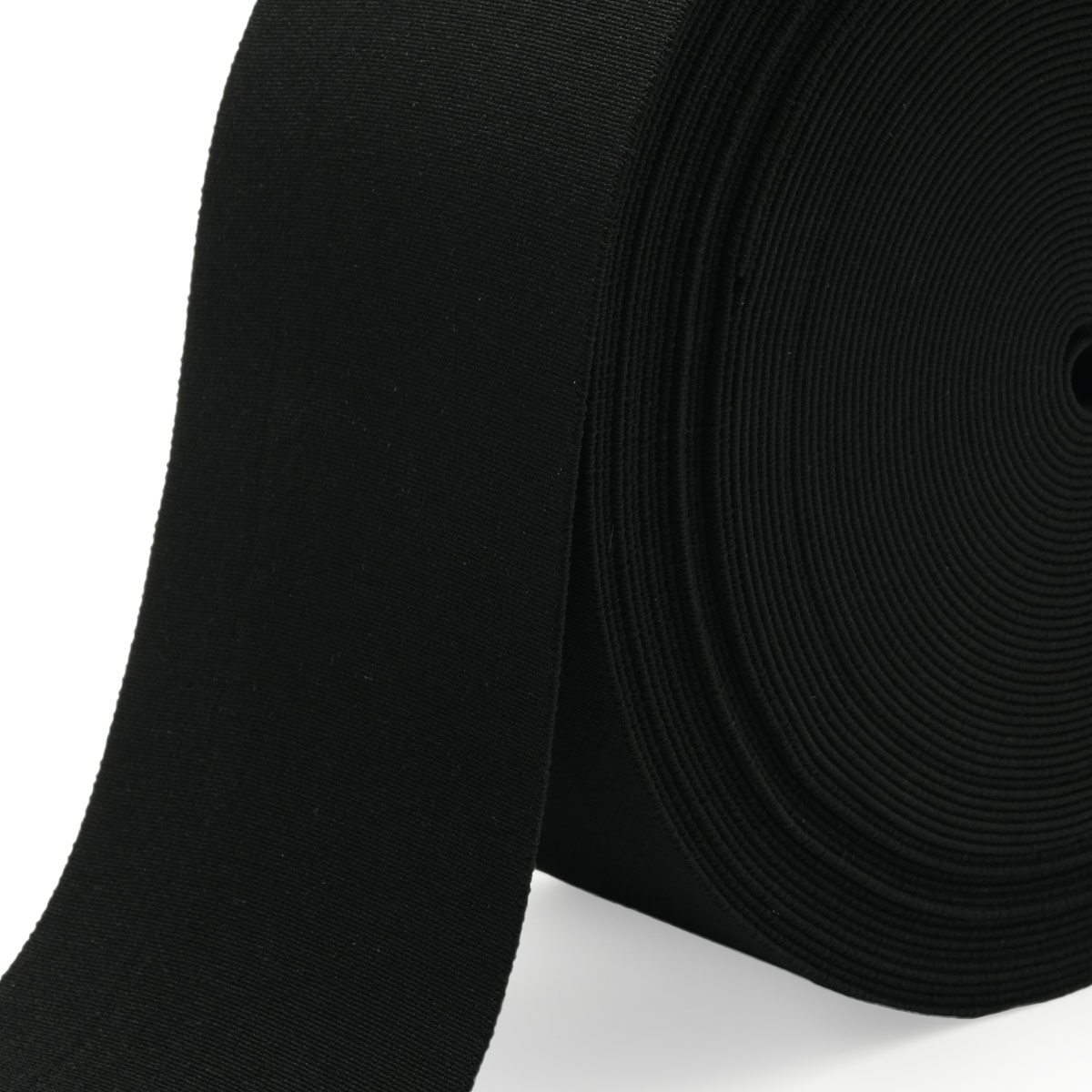 Лента Айрис резинка тканая эластичная башмачная для шитья челси чешек слипонов 100 мм 20 м черная - фото 4