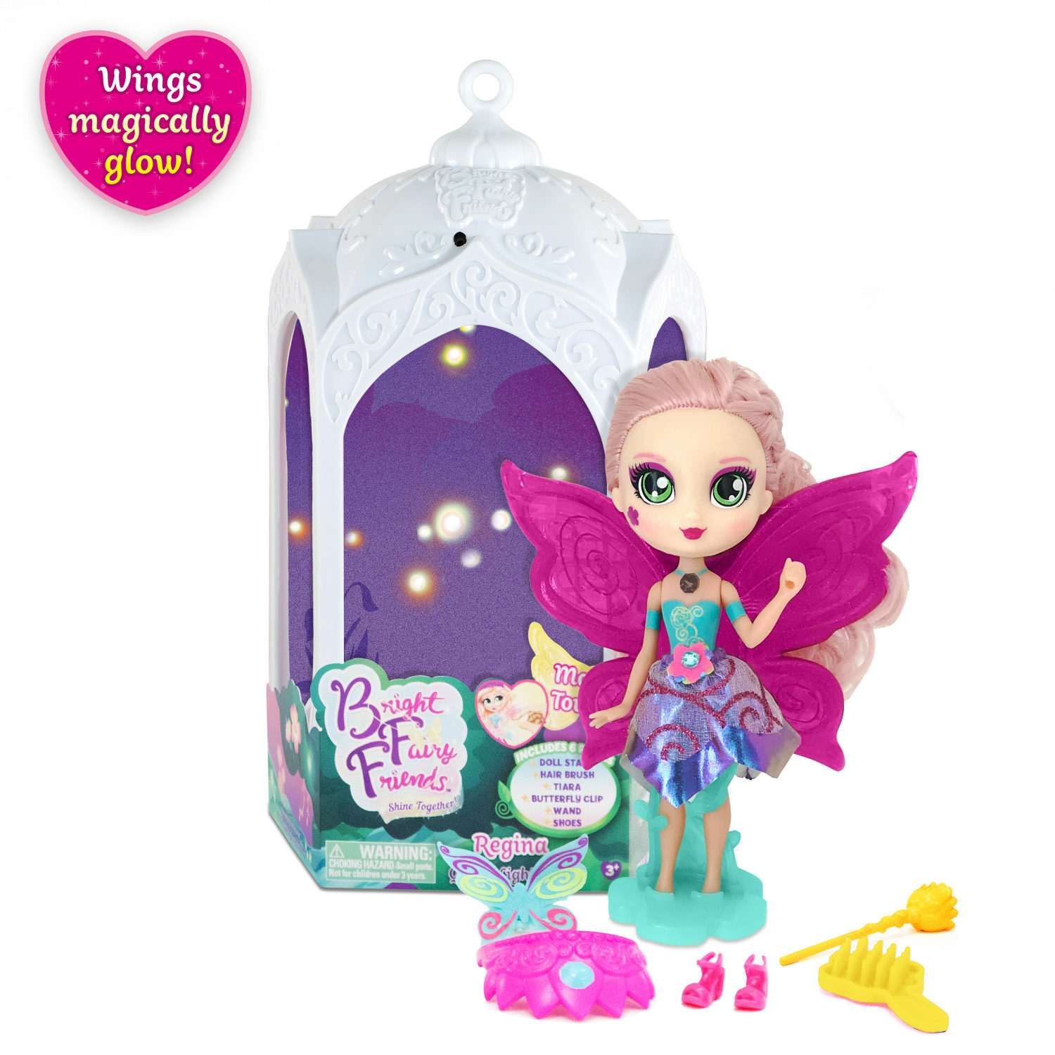 Кукла Bright Fairy Friends Королева Фей Виктория с домом-фонариком купить  по цене 1705 ₽ в интернет-магазине Детский мир