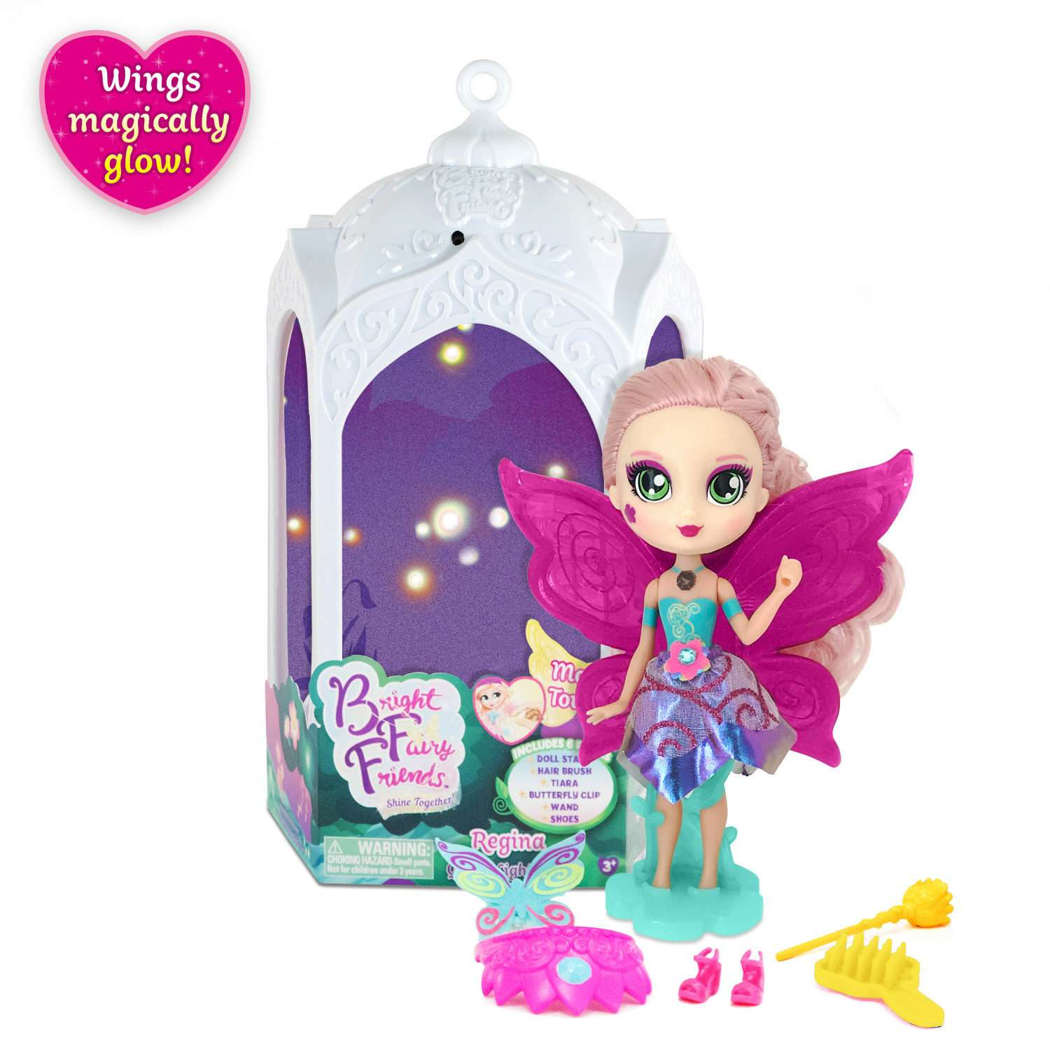 Кукла Bright Fairy Friends Королева Фей Виктория с домом-фонариком купить  по цене 1485 ₽ в интернет-магазине Детский мир