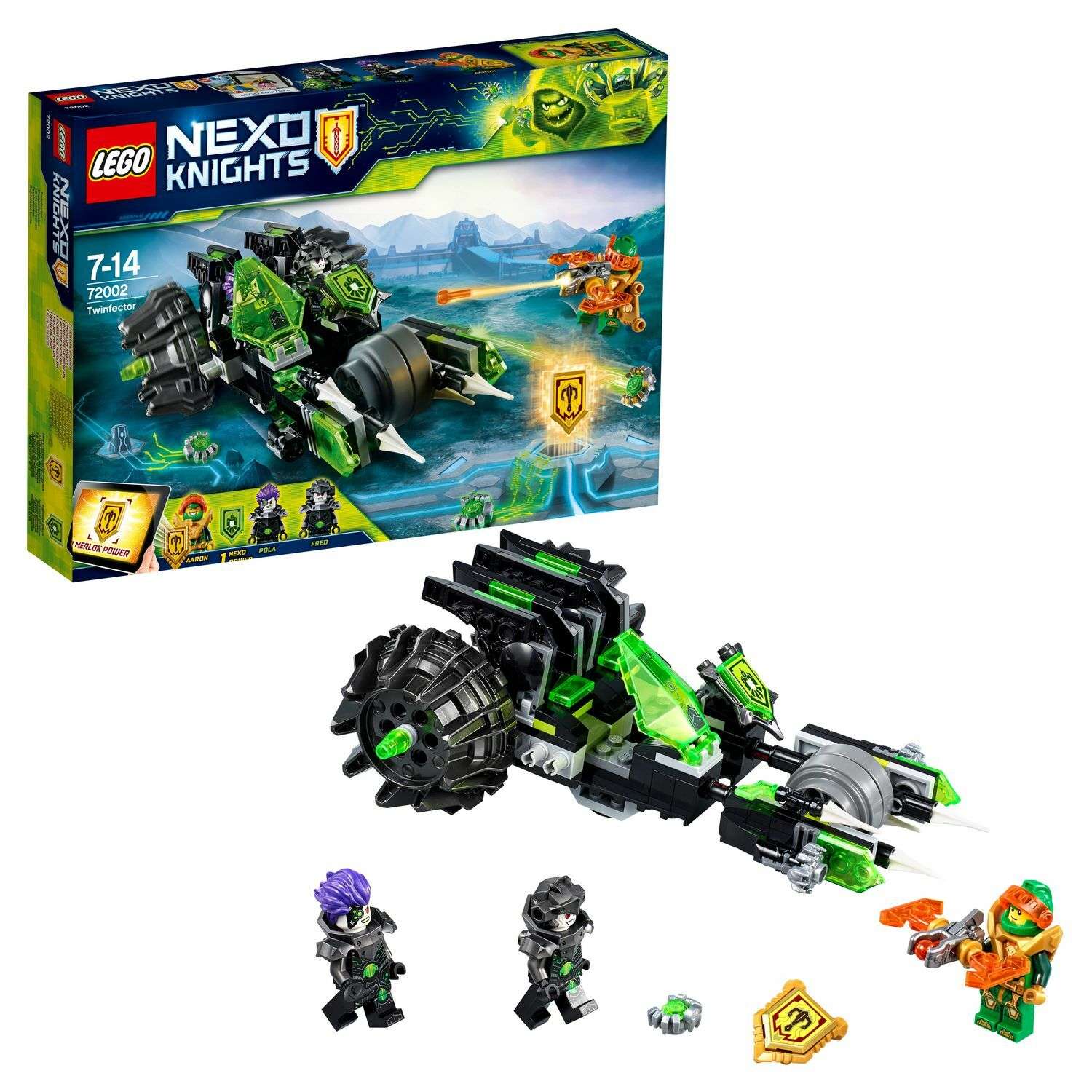 Конструктор LEGO Боевая машина близнецов Nexo Knights (72002) - фото 1