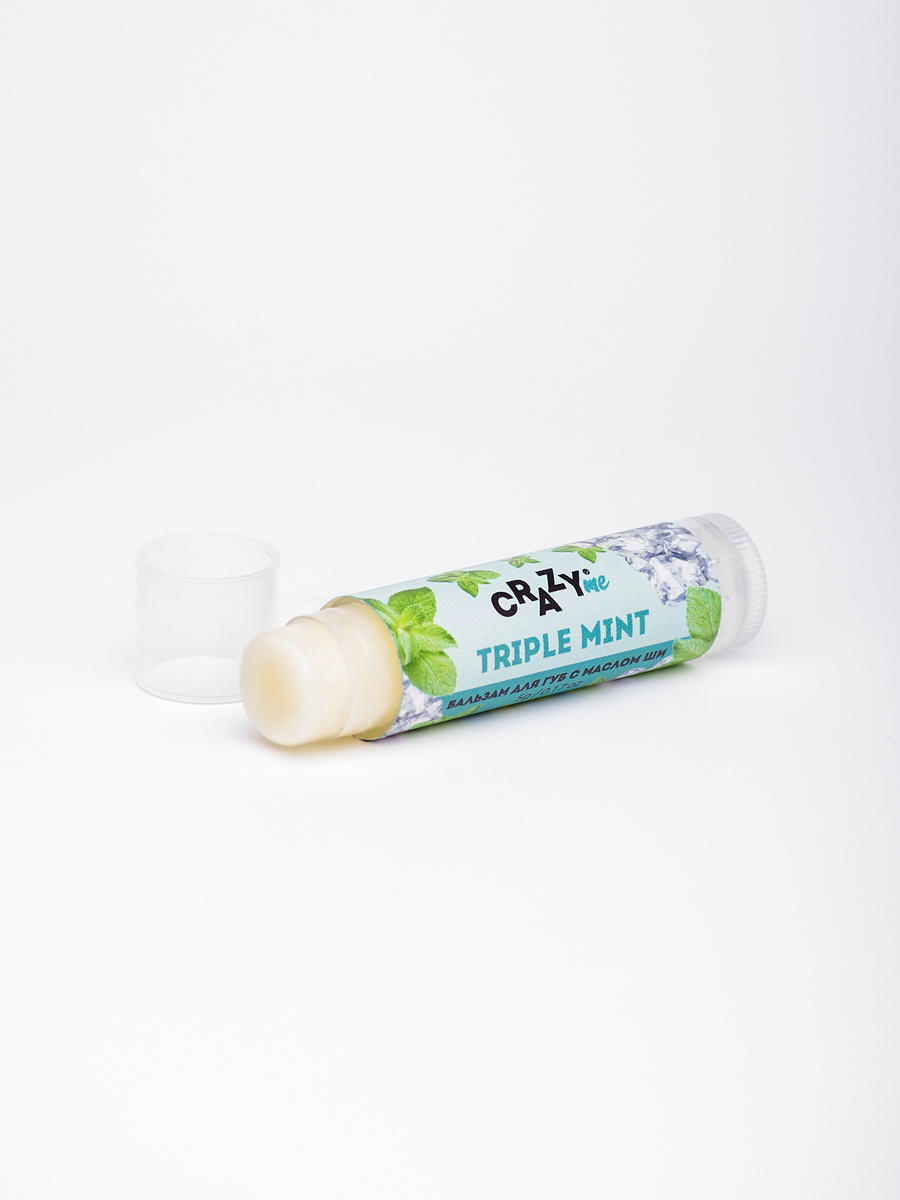 Бальзам для губ CRAZYme Triple Mint Lip Balm - фото 2