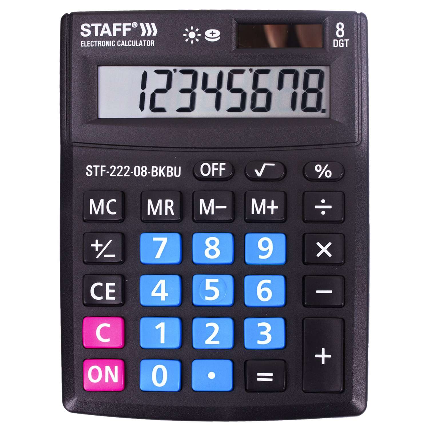 Калькулятор настольный Staff электронный 8 разрядов - фото 1