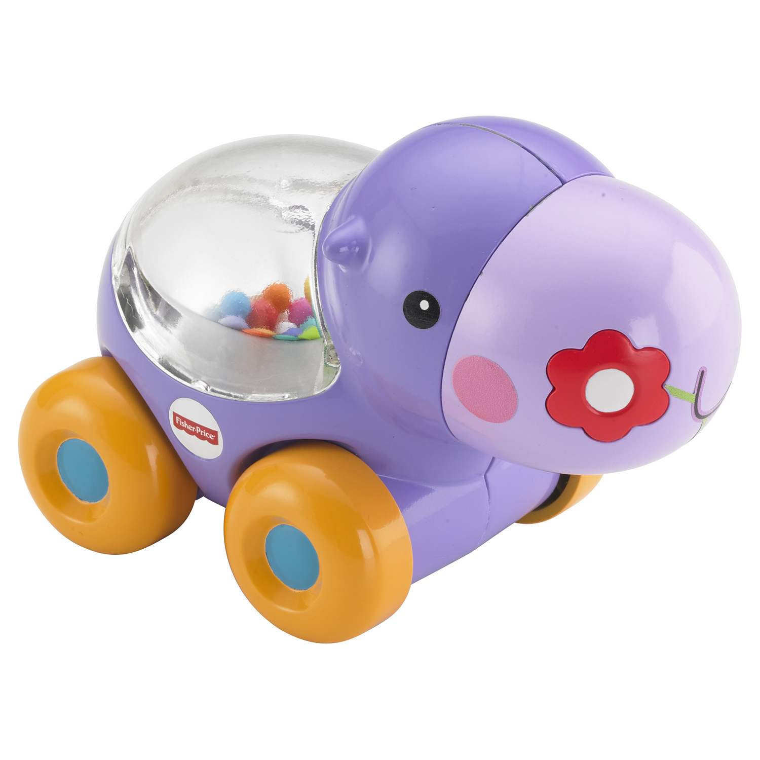 Каталка Fisher Price Черепашка/бегемотик в ассортименте - фото 3