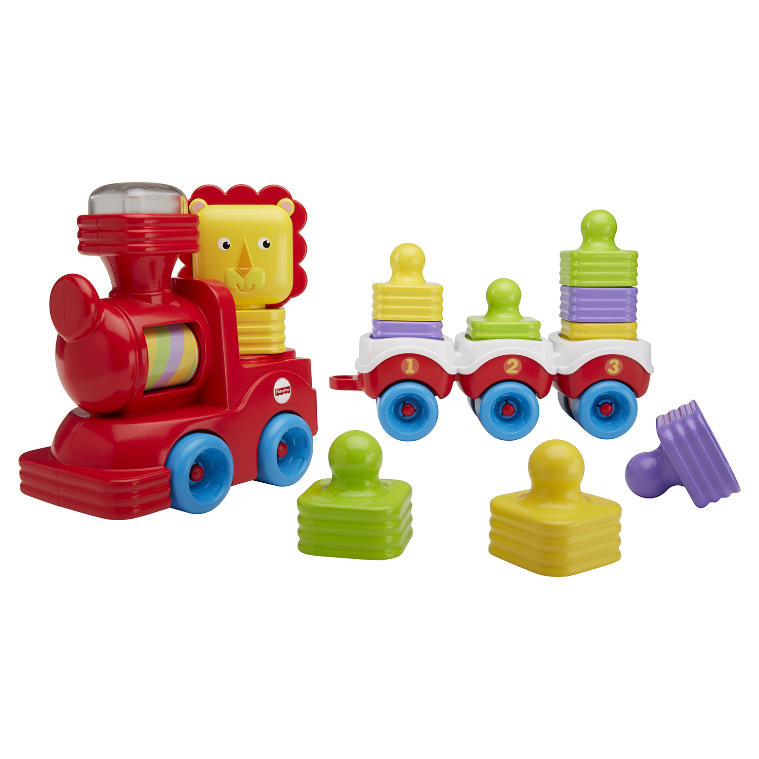 Игрушка Fisher Price Поезд в джуглях DRG33 - фото 1