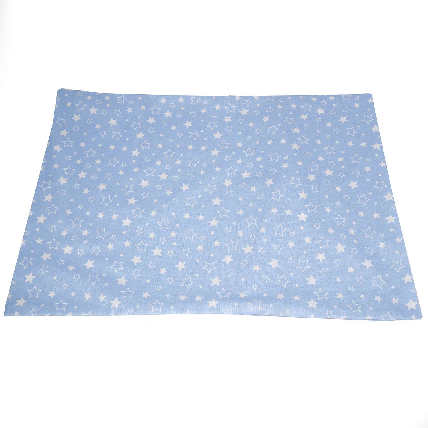 Комплект постельного белья Babyton Звезды ясли 2 предмета Голубой-Серый - фото 5