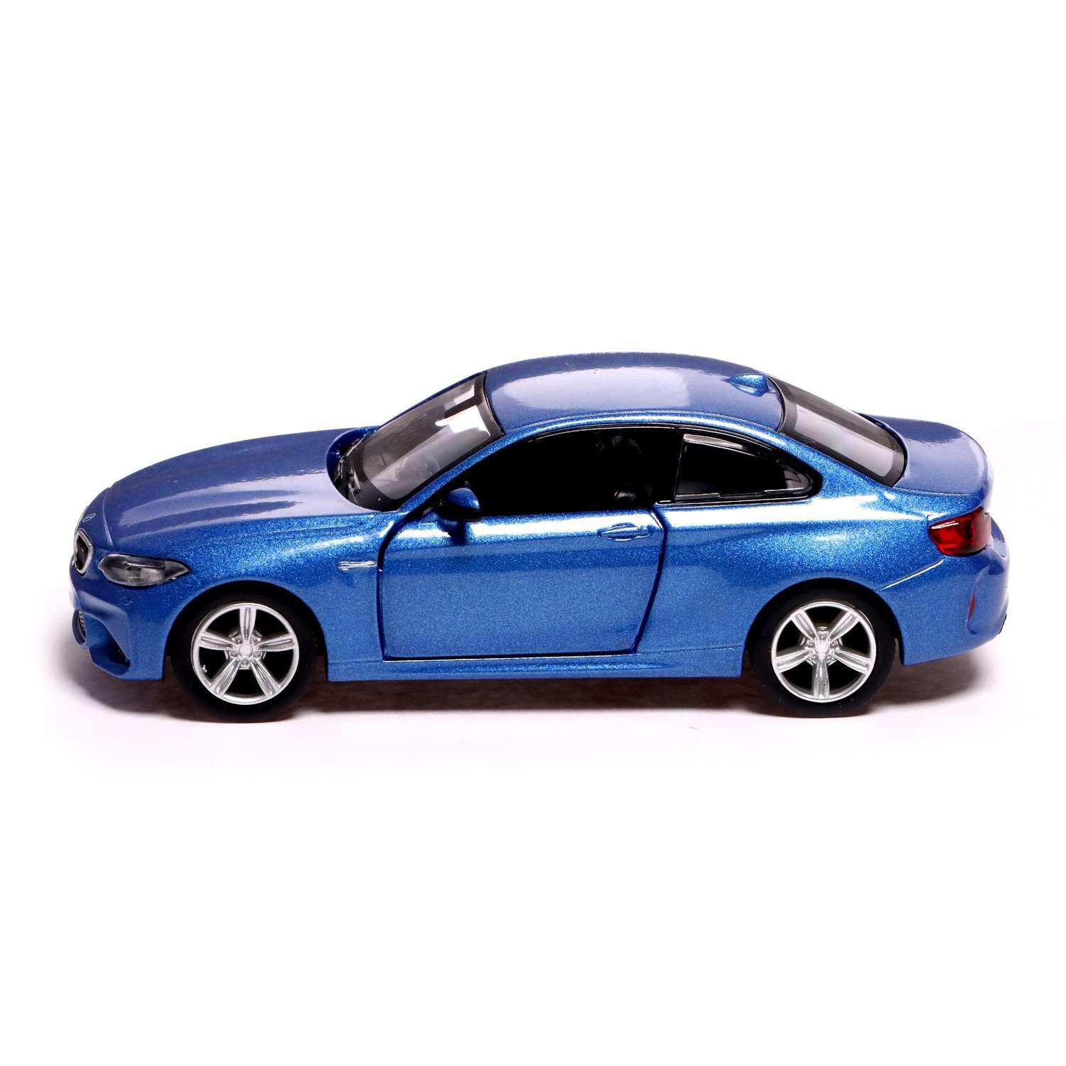 Машина Автоград металлическая BMW M2 COUPE. 1:32. инерция. открываются двери. цвет синий 7335819 - фото 2