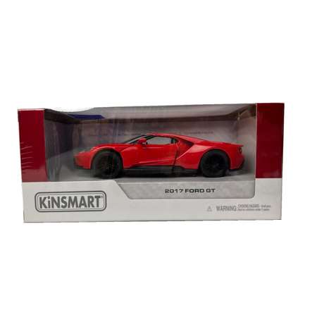 Модель KINSMART Форд GT 2017 1:38 красная