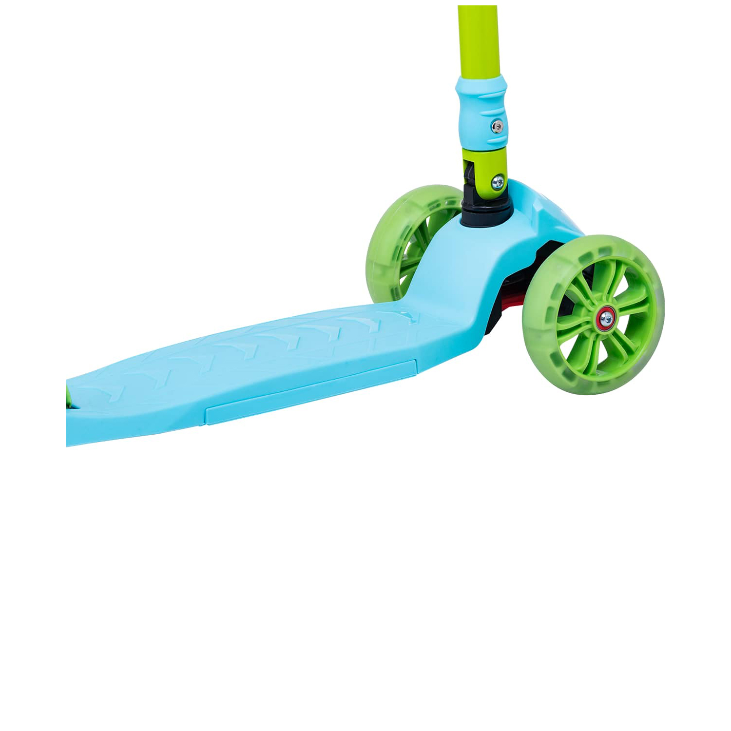 Самокат RIDEX трехколесный 3 wheels scooter Bunny 135/90 light blue/green - фото 5