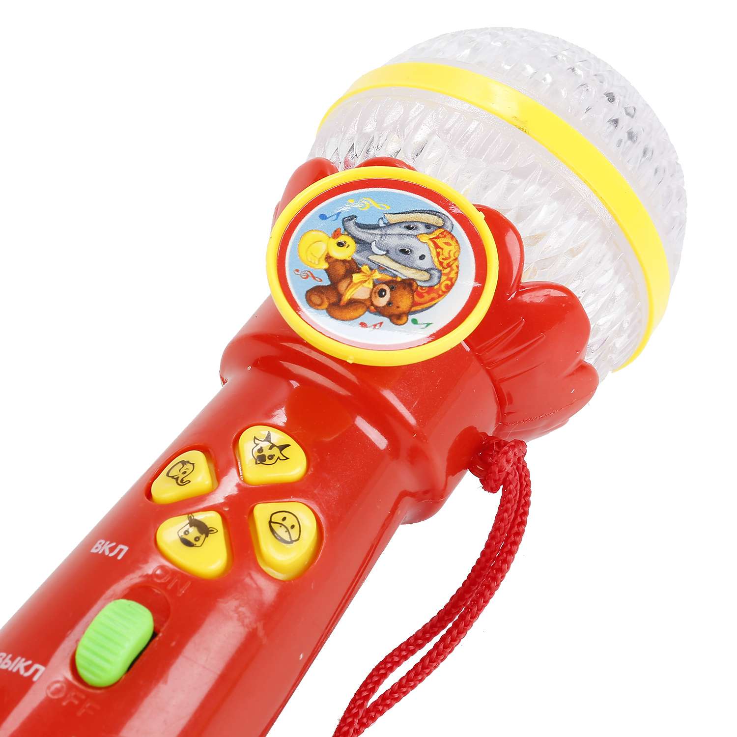 Игрушка микрофон УМка световые и звуковые эффекты с песнями на стихи Барто на блистере - фото 5