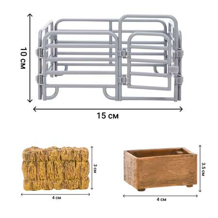 Набор фигурок Masai Mara На ферме 8 предметов ММ205-031