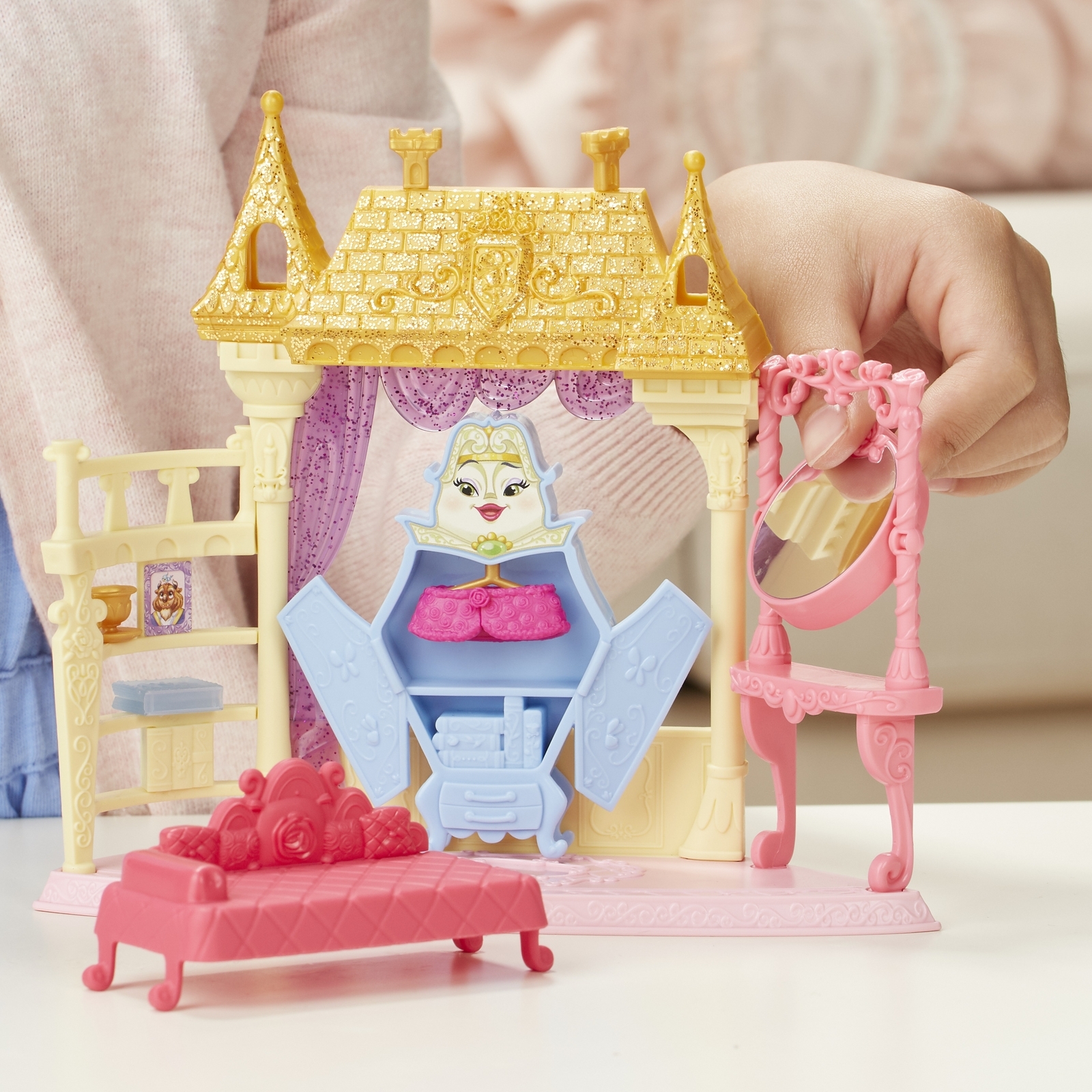 Набор игровой Disney Princess Hasbro Кукла из мультфильма Спальня Белль E3083EU4 E3052EU4 - фото 13