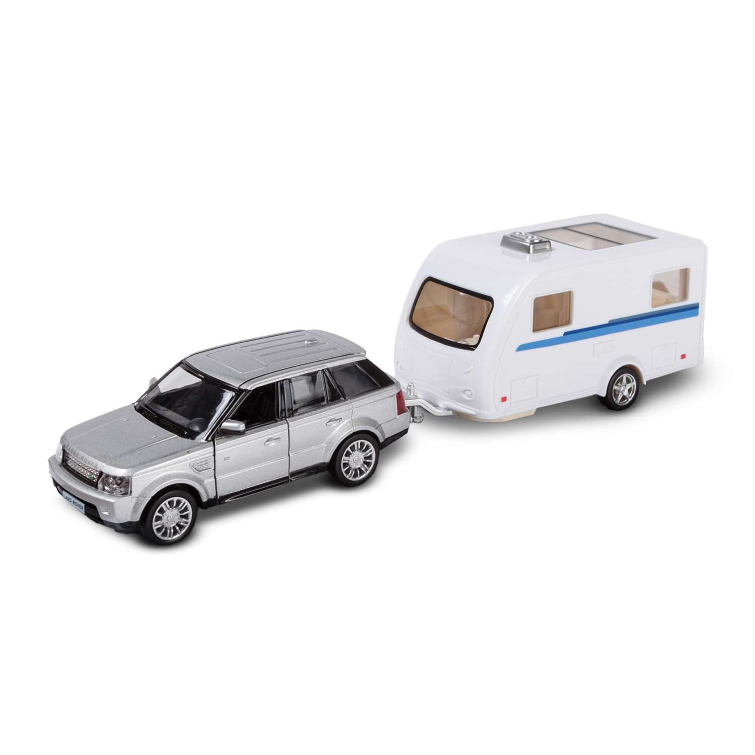 Машина с домом Mobicaro Land Rover Caravan 1:32 544007-2TG(C) - фото 1