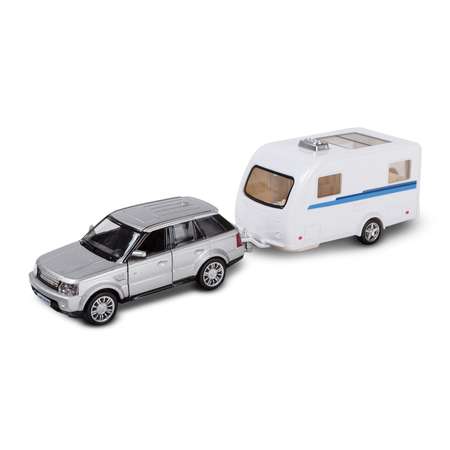 Автомобиль Mobicaro Land Rover Caravan с домом 1:32