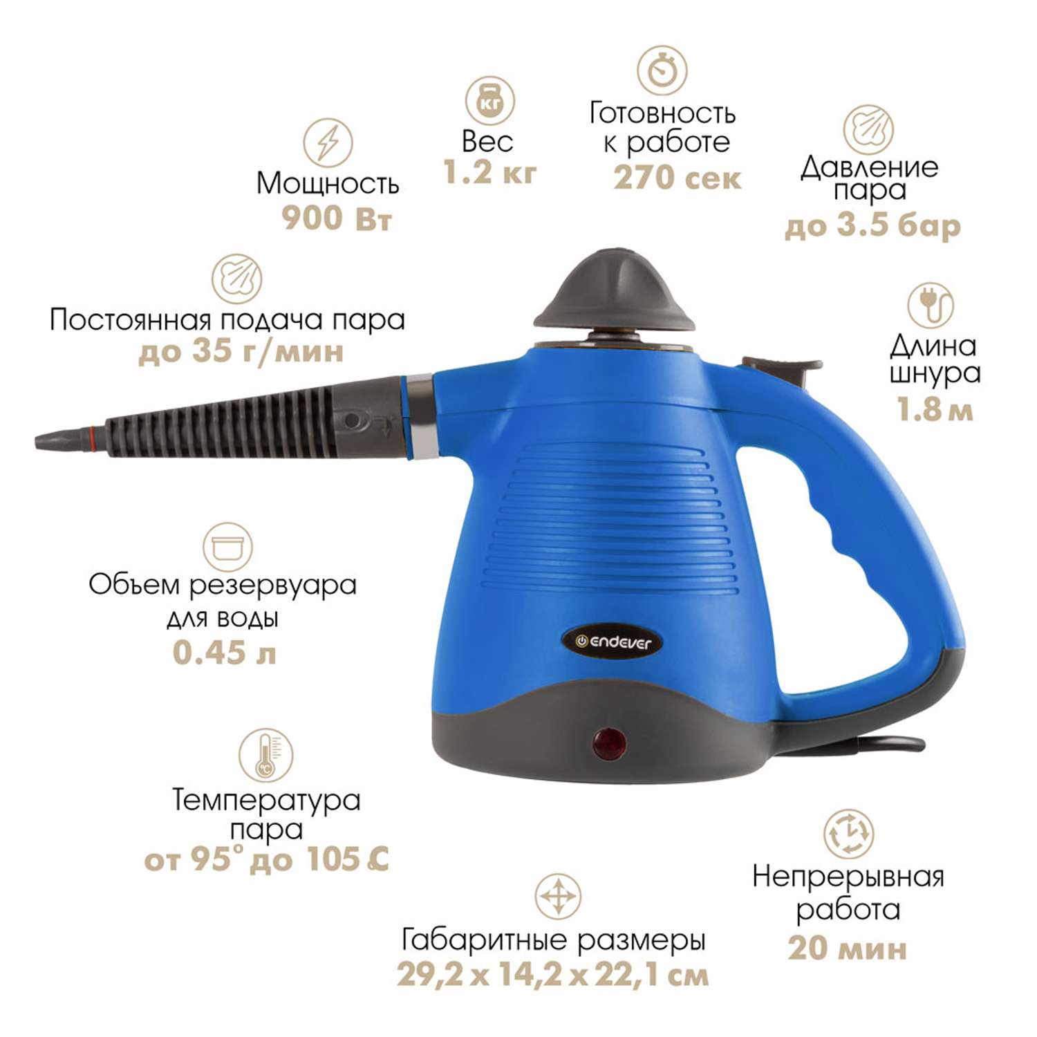 пароочиститель vitesse steam cleaner vs 330 фото 23