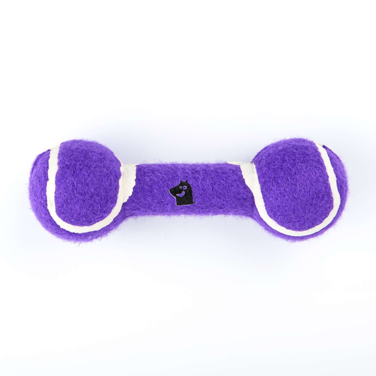 Игрушка для собак Mr.Kranch Гантель большая 20см Фиолетовая - фото 1