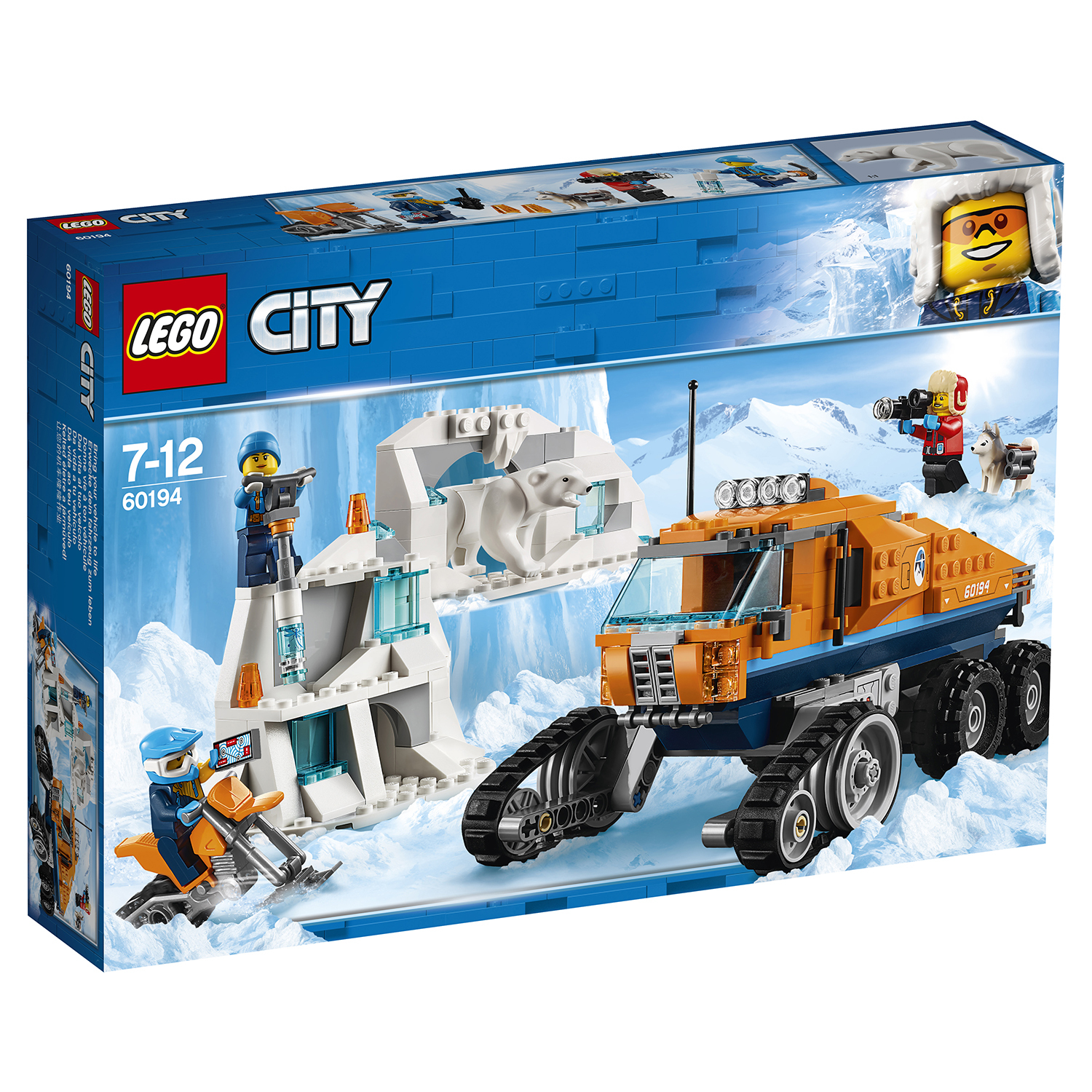 Конструктор LEGO City Arctic Expedition Грузовик ледовой разведки 60194 - фото 2