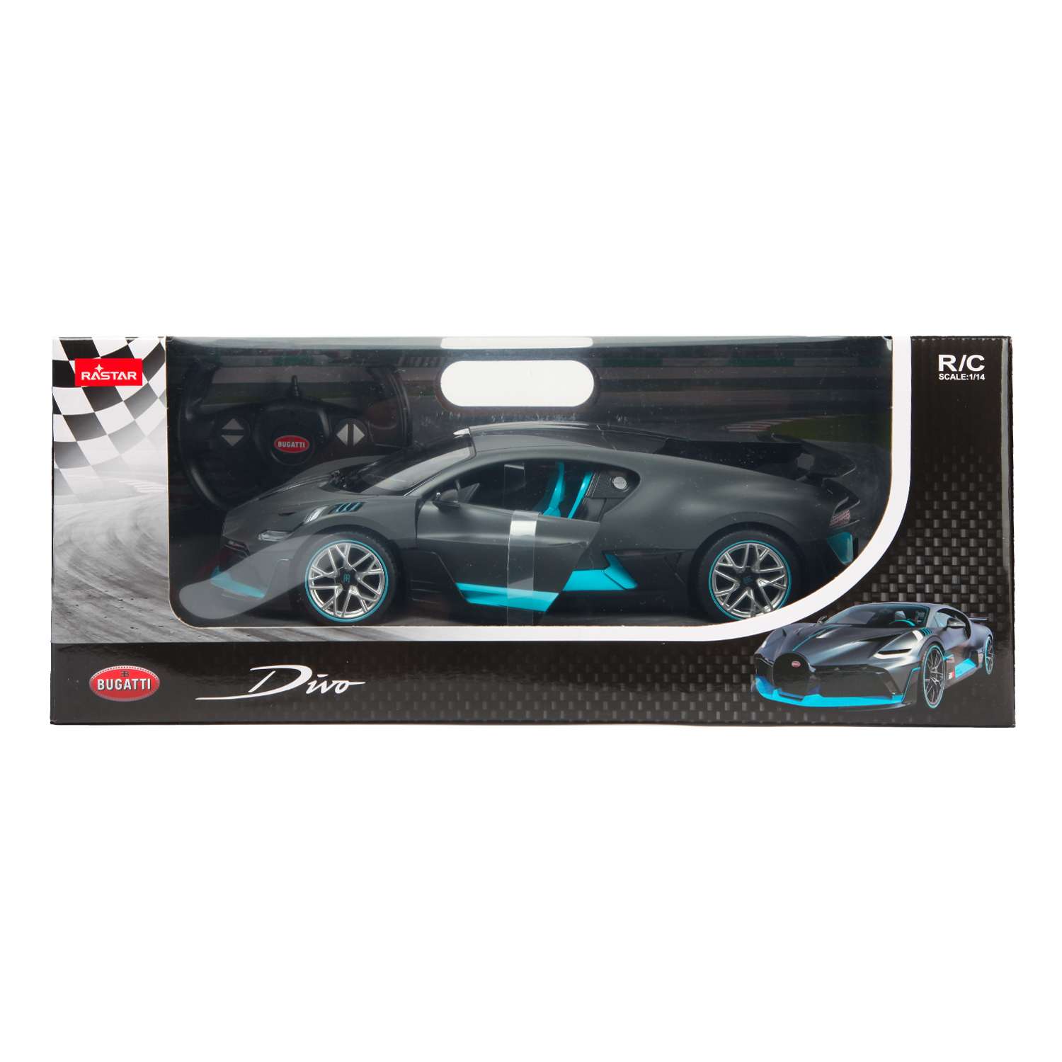 Машина Rastar РУ 1:14 Bugatti Divo Серая 98000 - фото 2