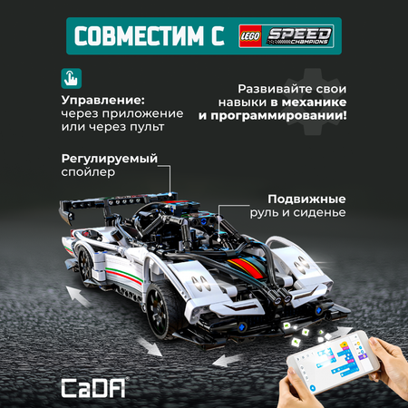 Конструктор CaDa RC super car 457 детали C51054W