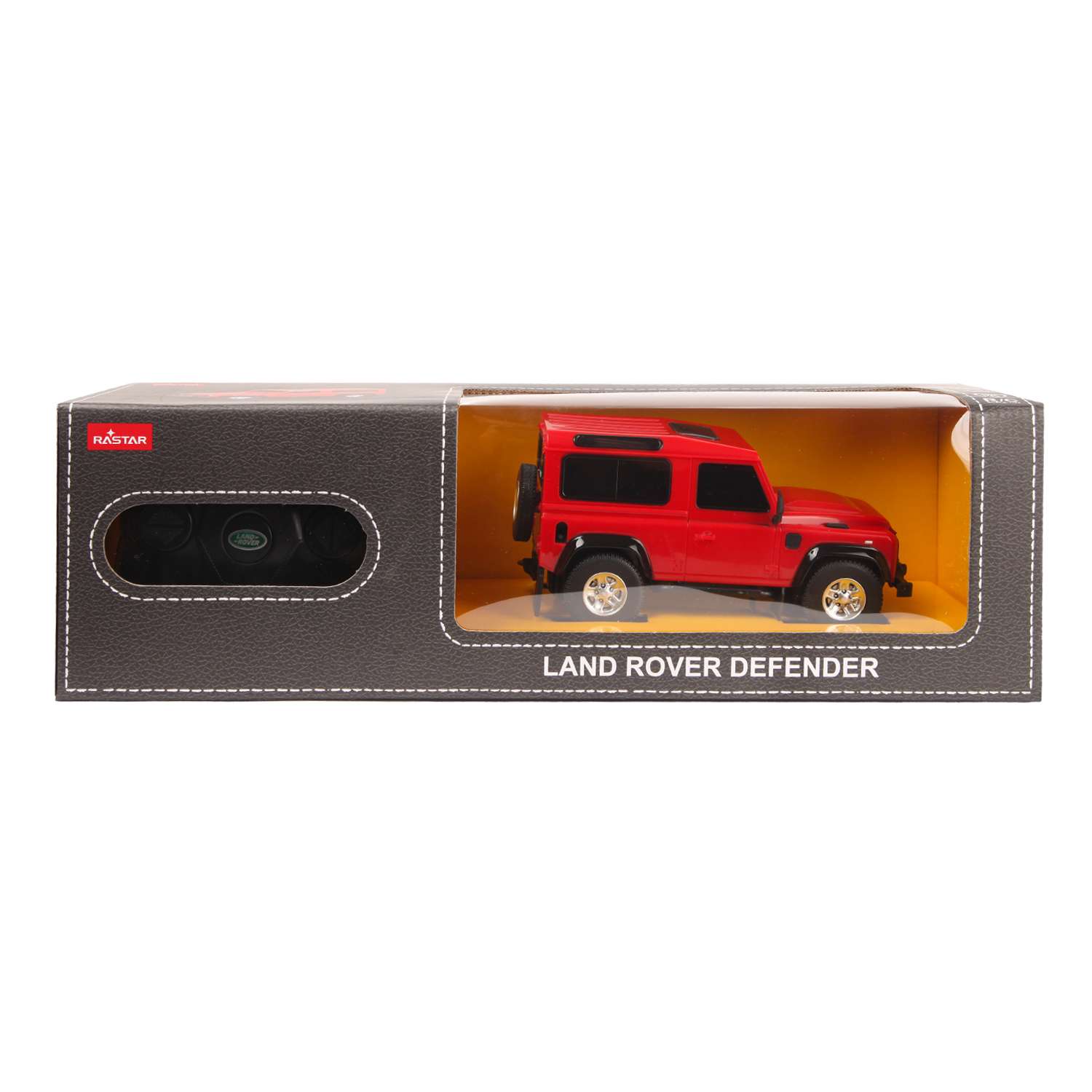 Машина Rastar РУ 1:24 Land Rover Defender Красная 78500 - фото 2