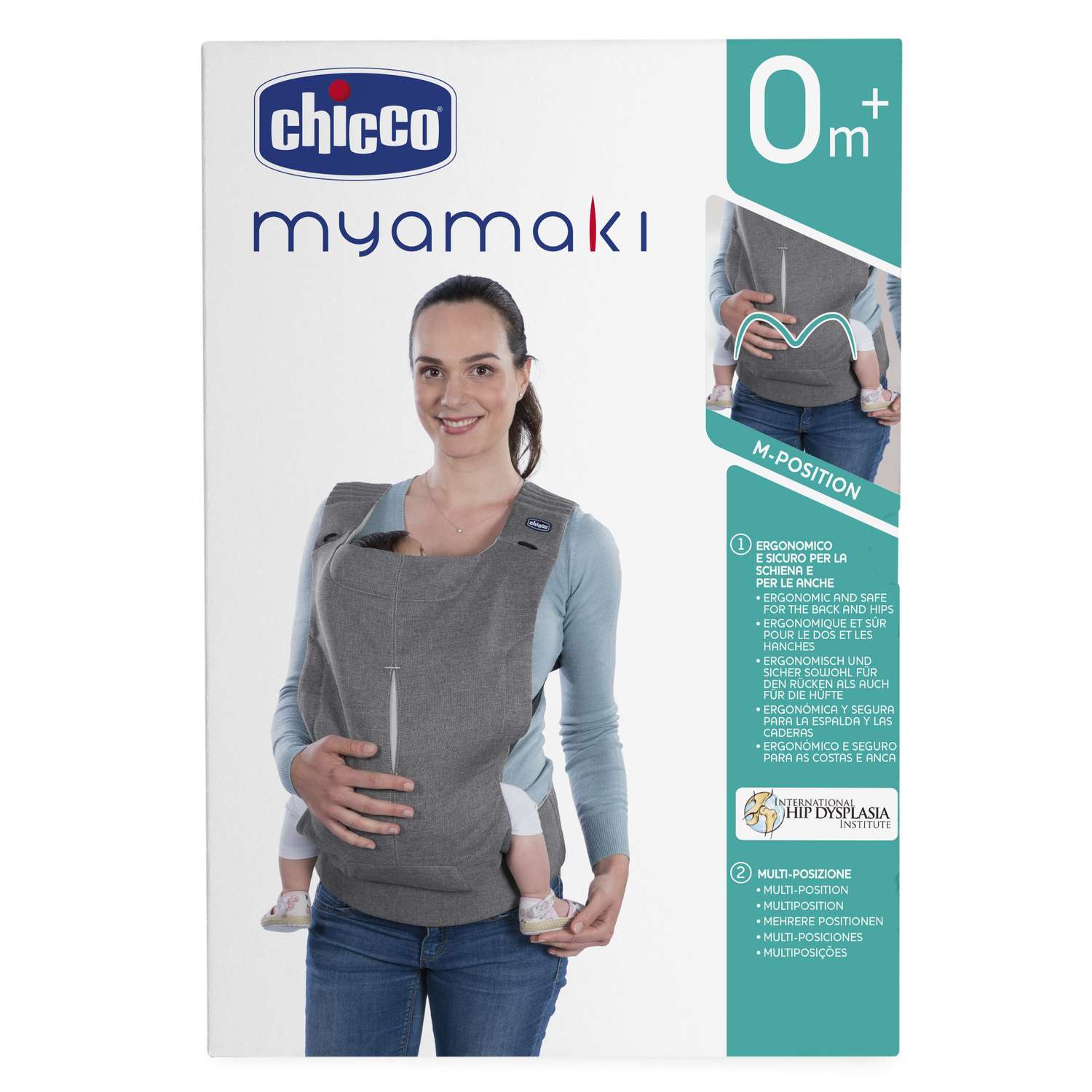 Переноска-кенгуру Chicco Myamaki Denim - фото 4