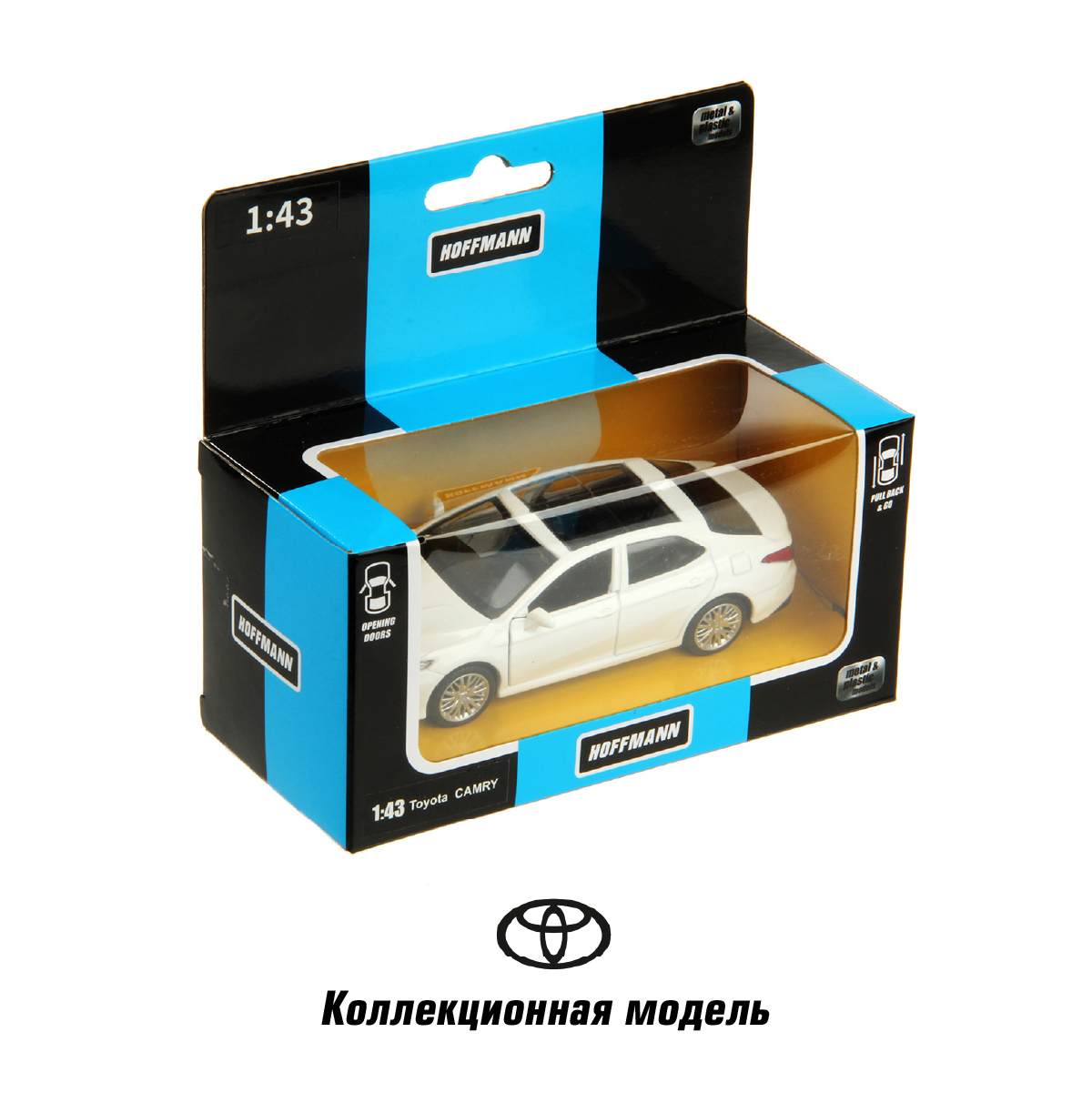 Автомобиль HOFFMANN Toyota CAMRY 1:43 инерционный 126393 - фото 6